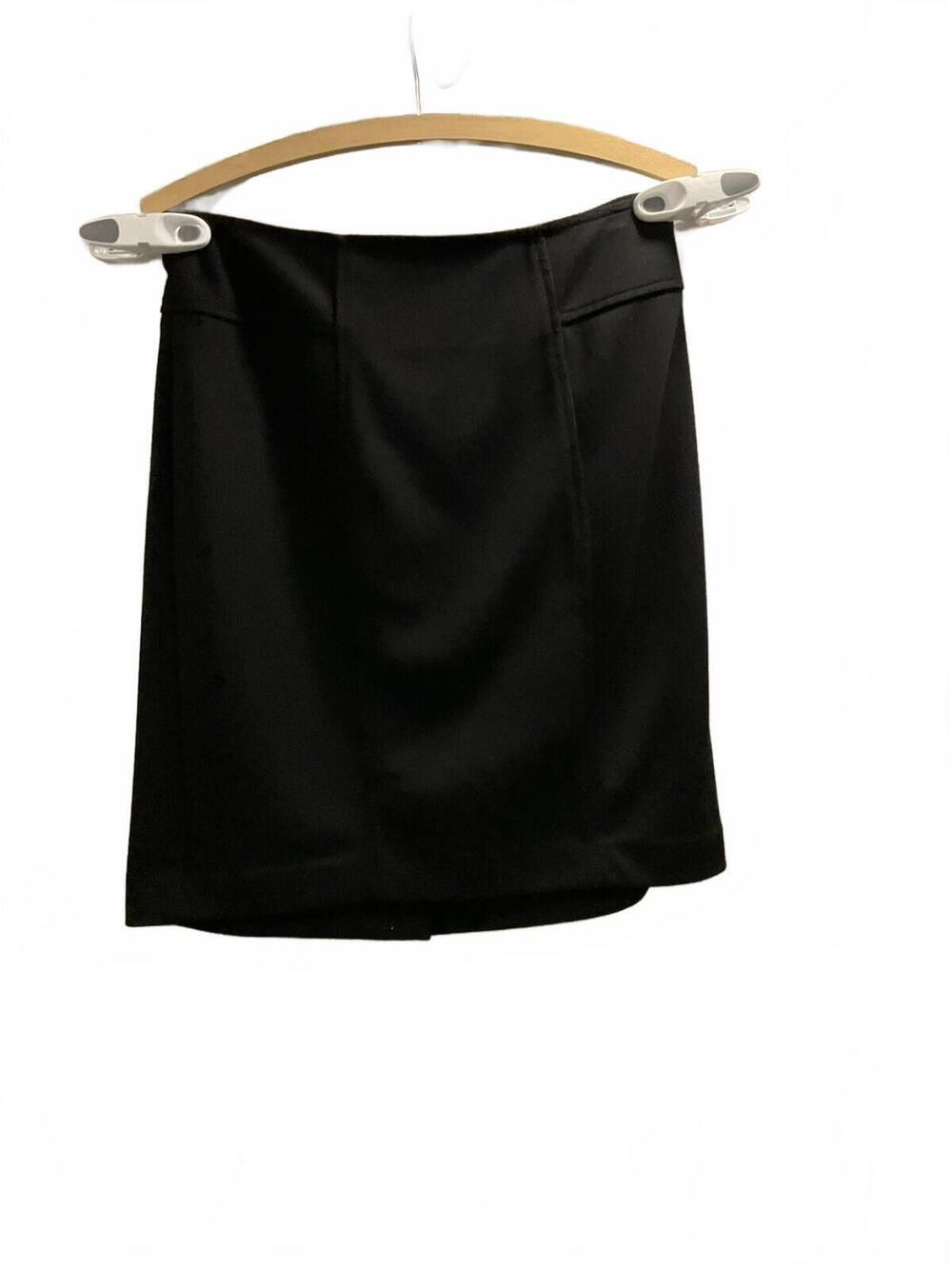 Loft Ann Taylor Black Pencil Straight ZIP Back Skirt Size 2